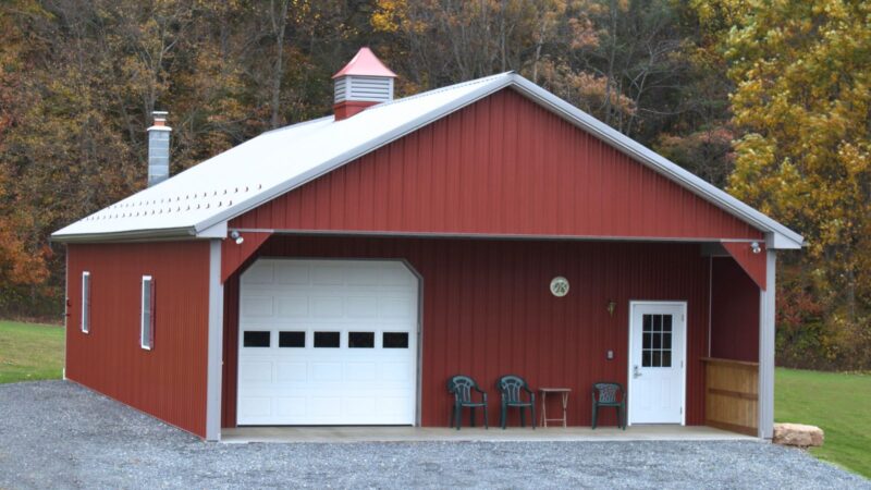 30x56 custom residential pole barn PA