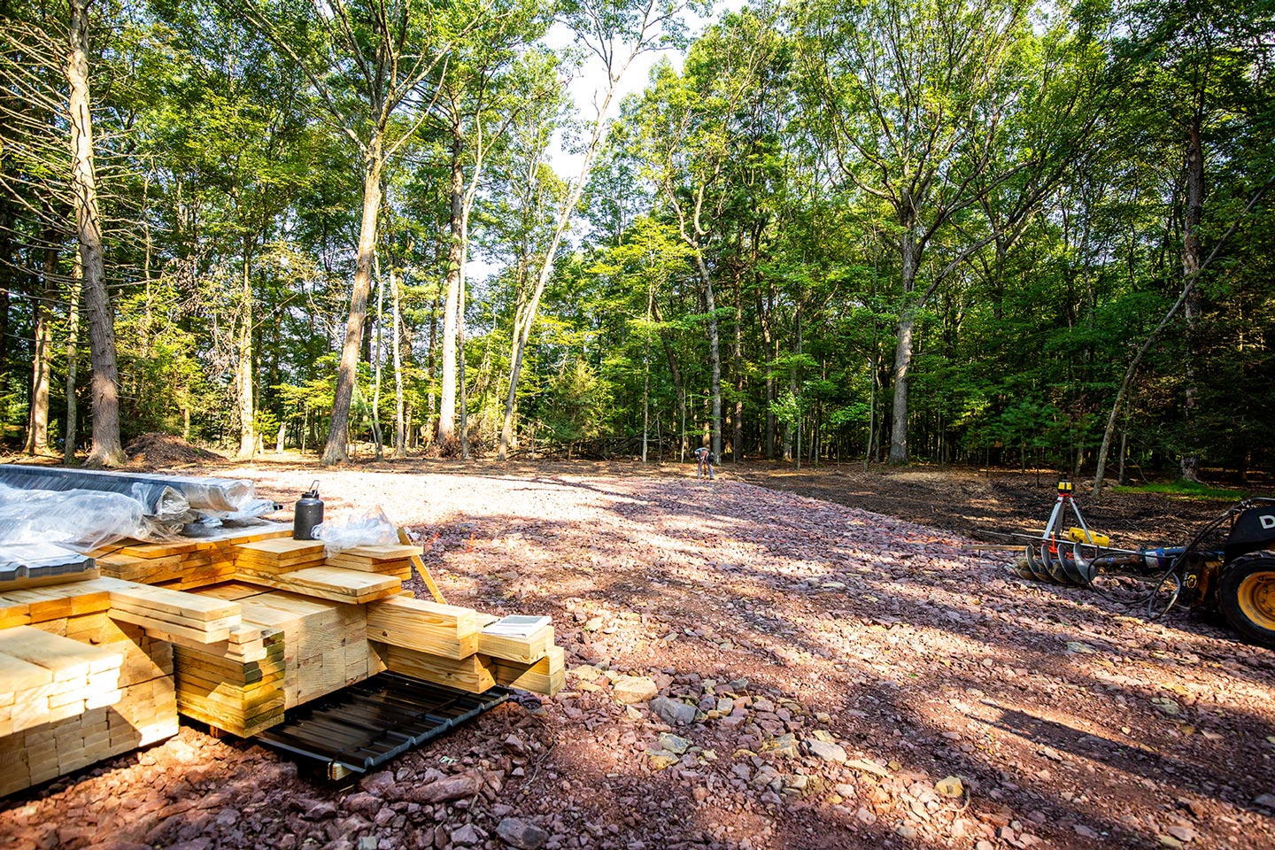 site being prepared for construction