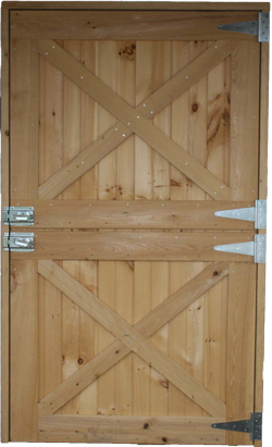 solid wooden dutch doors