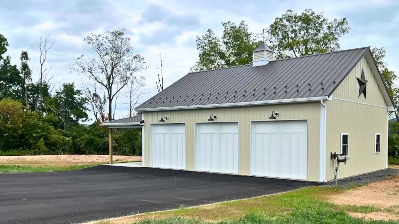 30x40x12 w/ lean-to