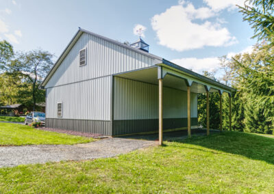 44x40x12 w/ Inset Residential Garage