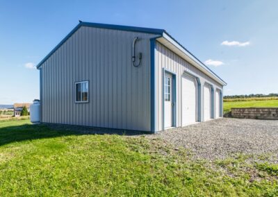 50x70x16 Agricultural with Loft Interior Stairs Tyvek House wrap