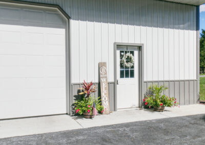 44x40x12 w/ Inset Residential Garage
