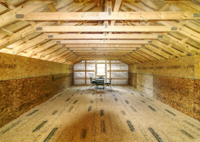 44x40x12 w/ Inset Residential Garage