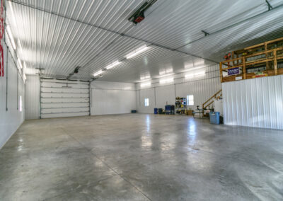 50x70x16 Agricultural with Loft Interior Stairs Tyvek House wrap