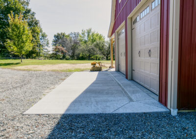 30'x48'x12'4" Pole Building 10x48 lean-to, ceiling liner, wrapped beam, exposed Y-braces