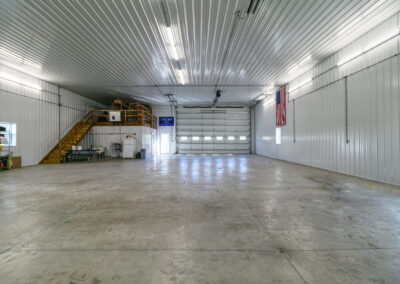 50x70x16 Agricultural with Loft Interior Stairs Tyvek House wrap