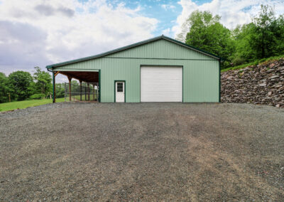 40x60x14 Agricultural Pole Barn w/ lean-to
