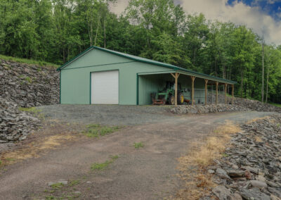 40x60x14 Agricultural Pole Barn w/ lean-to