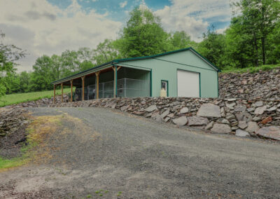 40x60x14 Agricultural Pole Barn w/ lean-to
