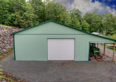 40x60x14 Agricultural Pole Barn w/ lean-to