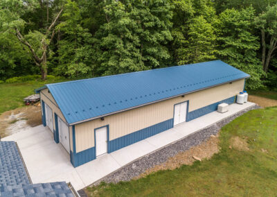 24x70x10 Residential Garage with Wainscoting