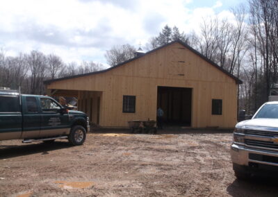 36x60x12 Pole Building Horse Barn