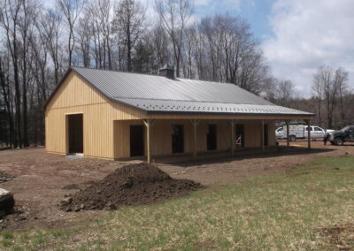 36x60x12 Pole Building Horse Barn