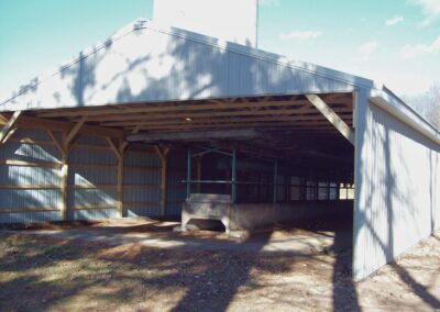Open Front Agricultural Pole Building