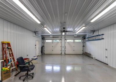 24x70x10 Residential Garage with Wainscoting