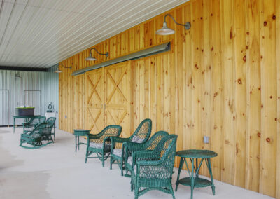 28x60x18 Pole barn w/ lean-to