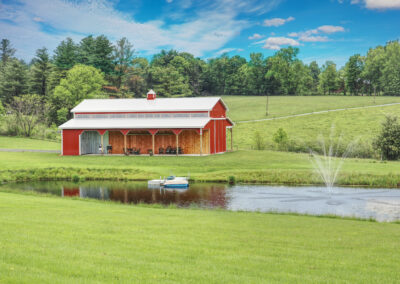 28x60x18 Pole barn w/ lean-to