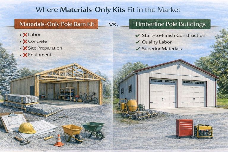 What a 24×32 Pole Barn Really Costs