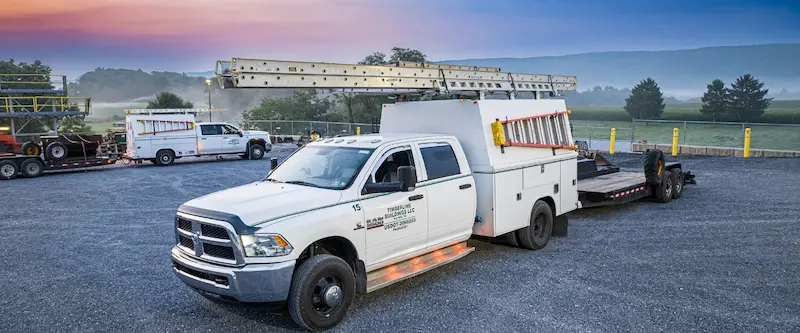 Post-frame construction jobs at Timberline Buildings