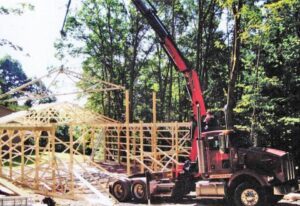 step 5 Setting Trusses